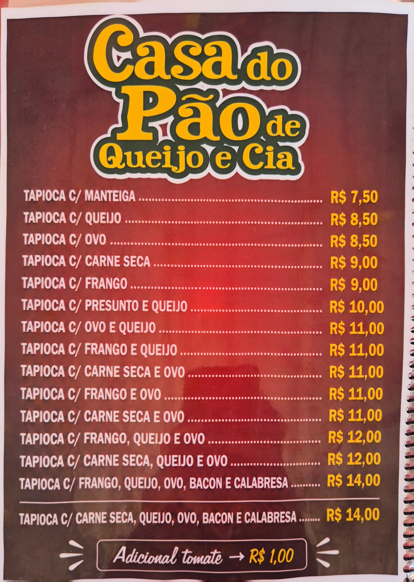 Cardápio de Lanches feitos na Hora página 3