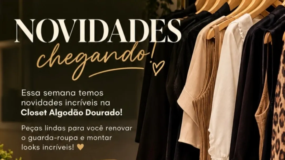 Foto de Closet Algodão Dourado